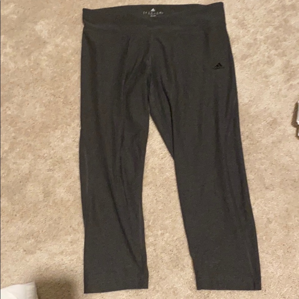 Adidas cropped yoga pants